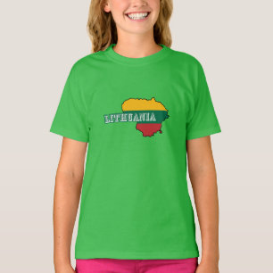 Einfache moderne Litauen lietuva Flag Souvenir T-Shirt