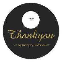 Einfache moderne Logo-Script-Bestellung Danke