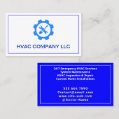 Einfache moderne Logos, Berufliche Reparatur AC HV Visitenkarte (Vorne/Hinten)