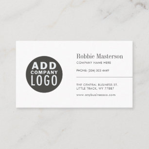 Einfache moderne Logos Minimalistisch Visitenkarte