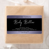 Einfache moderne Luxus-Typografie schwarzer Lavend (Insitu)