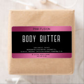 Einfache moderne Luxustypografie mit schwarz-rosa (Insitu)