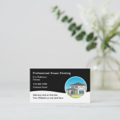 Einfache moderne Maler-Visitenkarten Visitenkarte (Stehend Vorderseite)