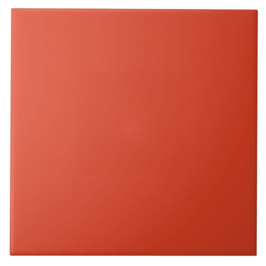 Einfache moderne Mandarine Tango Fliese (Vorderseite)