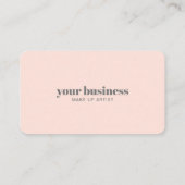 Einfache moderne Marmorkarte für Künstler Treuekar Treuekarte (Rückseite)