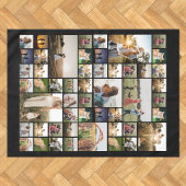 Einfache, moderne, maßgeschneiderte FotoCollage Tischdecke