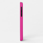 Einfache moderne Minimal Fuschia Pink Case-Mate iPhone Hülle (Hinten/Links)