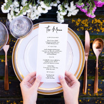 Einfache moderne Minimal Menu Klassische Schrift S