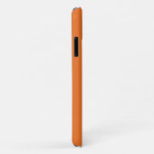 Einfache moderne Minimal Orange Case-Mate iPhone C Hülle (Hinten/Rechts)