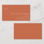 Einfache moderne minimale Berufliche Logos Terraco Visitenkarte (Vorne/Hinten)