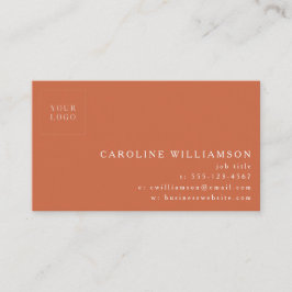 Einfache moderne minimale Berufliche Logos Terraco Visitenkarte