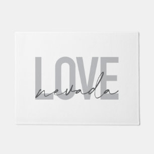Einfache, moderne, minimale, coole Design-Liebe Ne Fußmatte