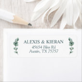 Einfache moderne minimale Eukalyptus-Zweigstelle (Insitu)