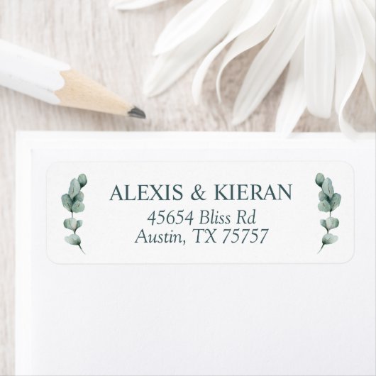 Einfache moderne minimale Eukalyptus-Zweigstelle (Insitu)