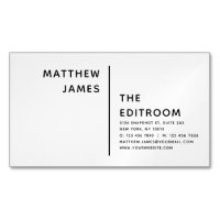 Einfache moderne minimale Schwarz-weiße Kundenbind