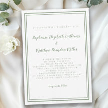 Einfache moderne Minimalistisch Sage Green Chic Ho