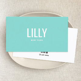 Einfache moderne, Minimalistische Berufliche Türki Visitenkarte