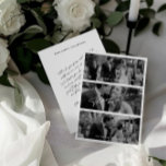 Einfache moderne Minimalistische Hochzeit mit 3 Fo Dankeskarte<br><div class="desc">Diese elegante und zeitlose Karte zeichnet sich durch ein minimalistisches Design aus und bietet eine gepflegte Leinwand, um Ihren herzlichen Dank zu vermitteln. Die Einfachheit der Karte ermöglicht es Ihnen, die Bühne im Zentrum zu nehmen, sodass Sie sich nach Ihrem Hochzeitstag für Ihre Dankbarkeit entscheiden können. Diese Karte ist sorgfältig...</div>