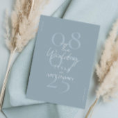 Einfache moderne Minimalistische Hochzeit Save The Date