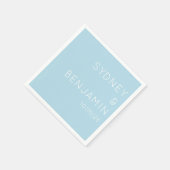 Einfache, moderne Minimalistische Hochzeitslampe Serviette (Ecke)