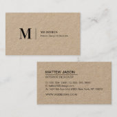 Einfache moderne Minimalistische Kraft-Visitenkart Visitenkarte (Vorne/Hinten)