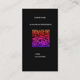 Einfache moderne Minimalistische Social Media Visitenkarte