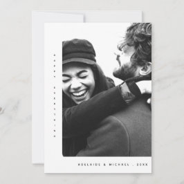 Einfache moderne Minimalistische Urlaubskarte Feiertagskarte