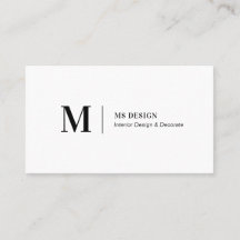 Einfache, moderne Minimalistische Visitenkarten