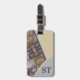 Einfache Moderne mit Abstrakten Akzenten Gepäckanhänger