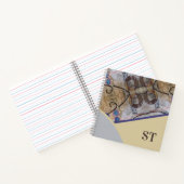 Einfache Moderne mit Abstrakten Akzenten Notizblock (Innenseite)