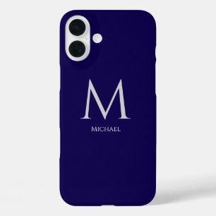 Einfache moderne Monogram Case-Mate iPhone Case