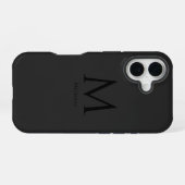 Einfache moderne Monogram Case-Mate iPhone Case 16 Hülle (Rückseite (Horizontal))