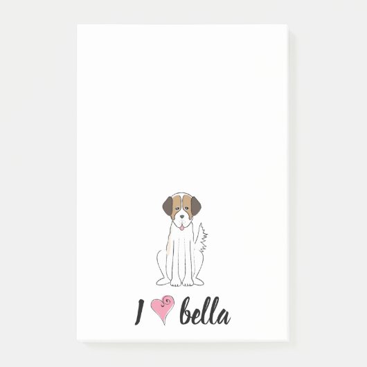 Einfache moderne Monogram Stilftiger brauner Schwa Post-it Klebezettel (Vorderseite)