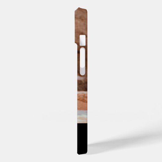 Einfache moderne Monogramm-Foto - Personalisierter Case-Mate iPhone Hülle (Rückseite / Links)