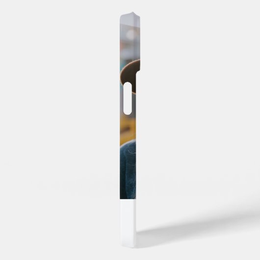 Einfache moderne Monogramm-Foto - Personalisierter Case-Mate iPhone Hülle (Rückseite / Rechts)