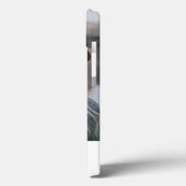 Einfache moderne Monogramm-Foto - Personalisierter Case-Mate iPhone Hülle (Rückseite / Links)