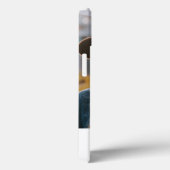 Einfache moderne Monogramm-Foto - Personalisierter Case-Mate iPhone Hülle (Rückseite / Rechts)