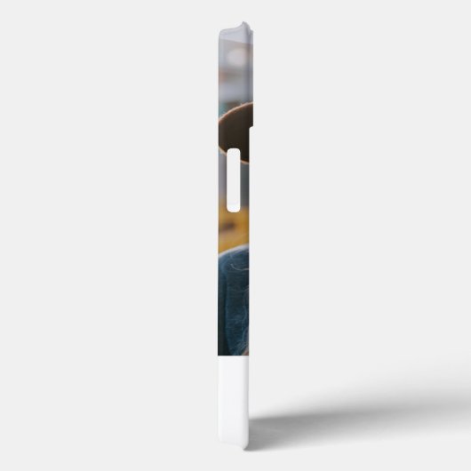 Einfache moderne Monogramm-Foto - Personalisierter Case-Mate iPhone Hülle (Rückseite / Rechts)