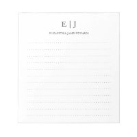 Einfache moderne, monogramm gepunktete Linien