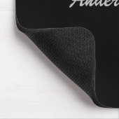 Einfache moderne Monogramm Mousepad (Ecke)