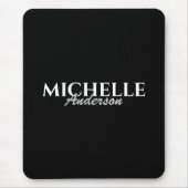 Einfache moderne Monogramm Mousepad (Vorne)