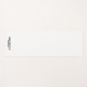 Einfache moderne Monogramm Yogamatte (Vorderseite (Horizontal))