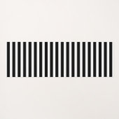 Einfache moderne Monogramm Yogamatte (Rückseite (Horizontal))