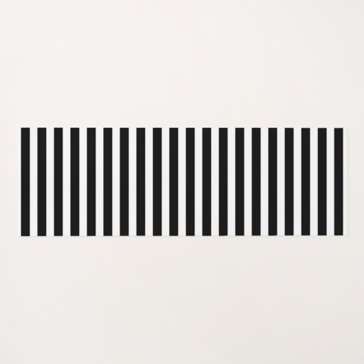 Einfache moderne Monogramm Yogamatte (Rückseite (Horizontal))