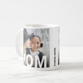 Einfache moderne Mutter-Foto Kaffeetasse (Vorderseite Links)