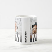 Einfache moderne Mutter-Foto Kaffeetasse (Mittel)