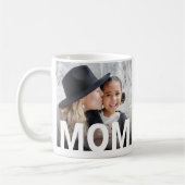 Einfache moderne Mutter-Foto Kaffeetasse (Links)