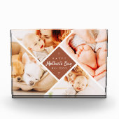 Einfache, moderne Muttertagsgewohnheit Fotoblock (Vorderseite)