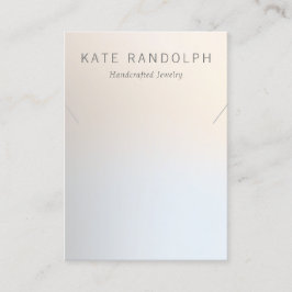 Einfache moderne Necklace Bracelet Juwelier Displa Visitenkarte