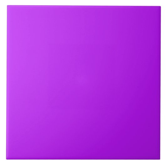 Einfache moderne Neon Fluorescent Lila Fliese (Vorderseite)
